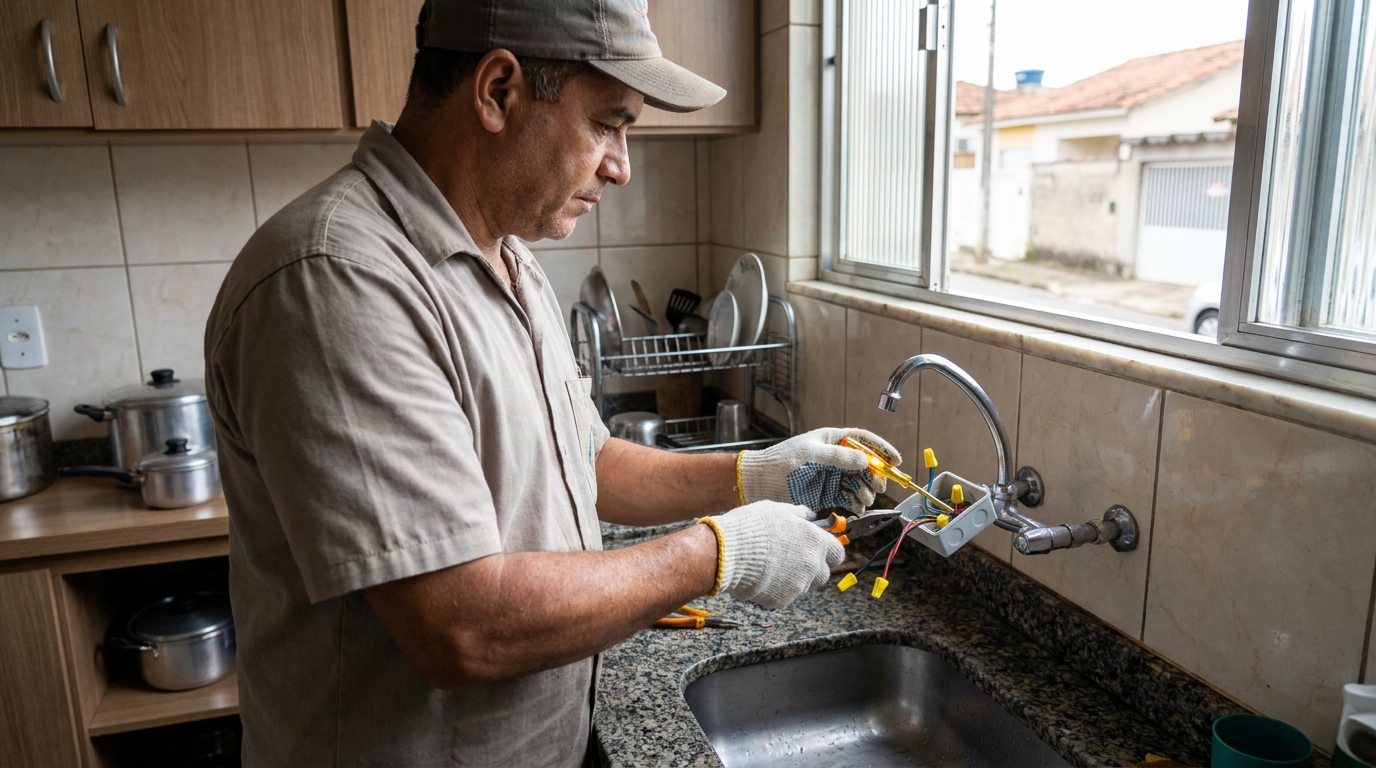 Adequação de Ponto Elétrico no Conjunto Eldorado, Anápolis‑GO