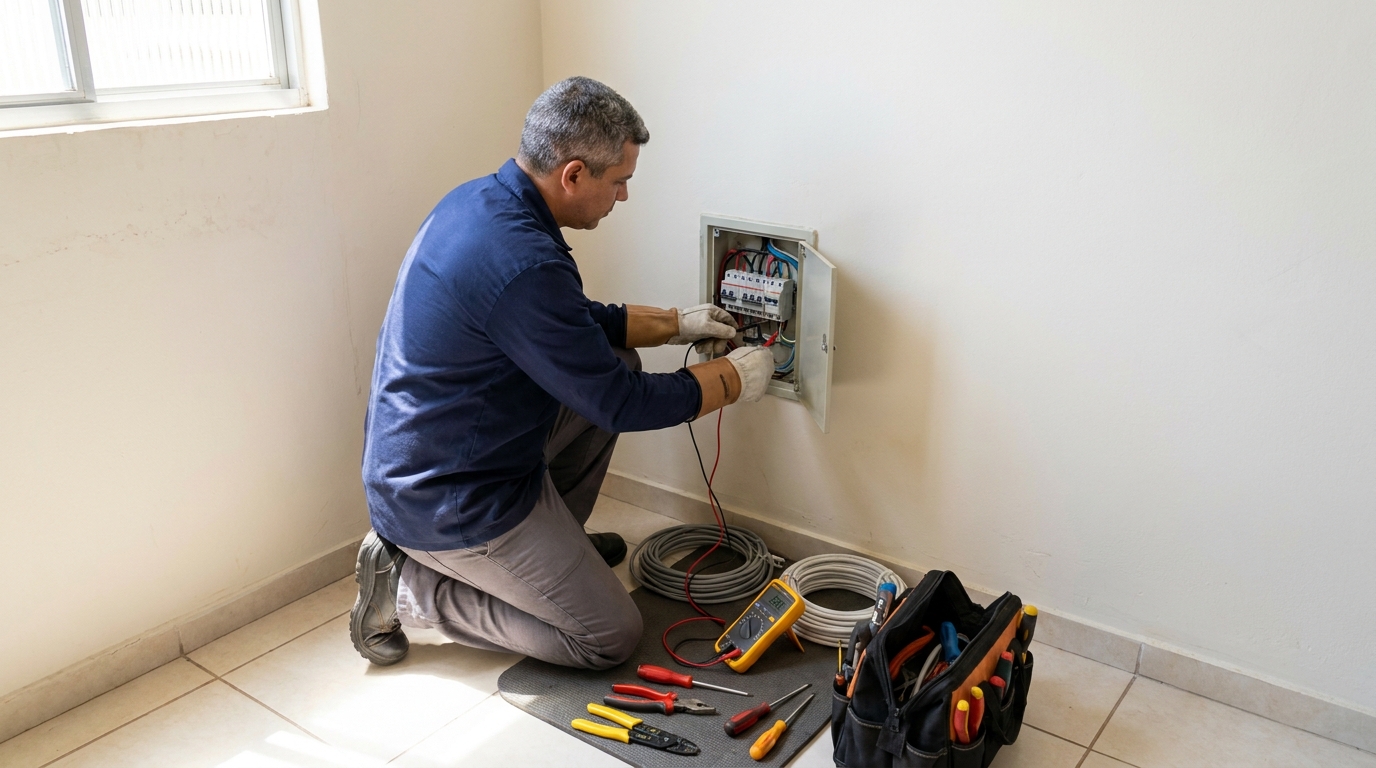 Troca de Fiação Elétrica no Residencial Arco‑Íris, Anápolis‑GO