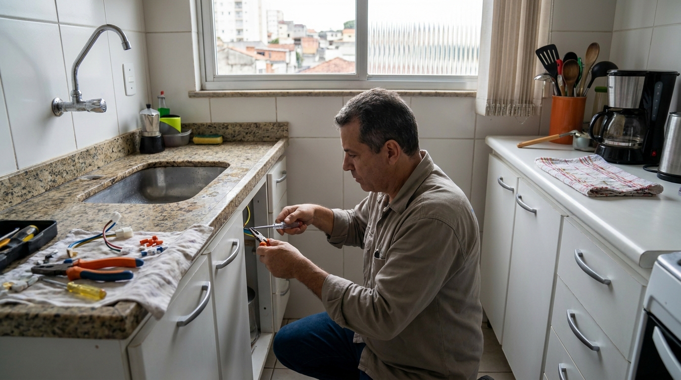 Troca de Torneira Elétrica no Conjunto Eldorado, Anápolis‑GO